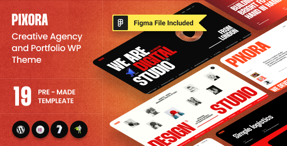 Pixora - Creative Agency & Portfolio WordPress Theme Pixora - Creative Agency & Portfolio WordPress Theme