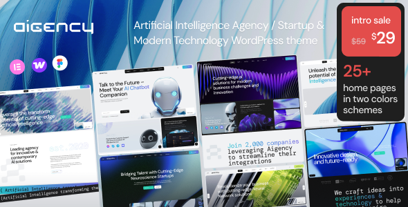 Aigency | AI Agency & Technology Startup WordPress Theme Aigency | AI Agency & Technology Startup WordPress Theme