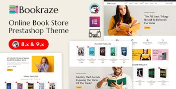 Bookraze - Books and Stationery Store Prestashop Responsive Theme