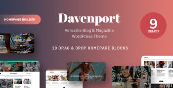 Davenport - Versatile Blog and Magazine WordPress Theme