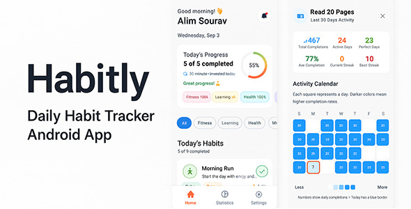 Habitly - Daily Habit Tracker – Gplcode.Net
