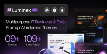 Luminex - Multipurpose IT Business & Tech Startup WordPress Theme