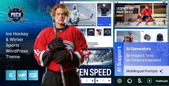 Puck - Ice Hockey & Winter Sports WordPress Theme Puck - Ice Hockey & Winter Sports WordPress Theme