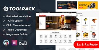 Toolrack - Tools & Hardware Store Prestashop Responsive Theme