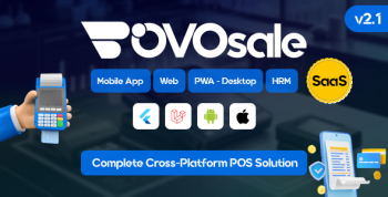 OvoSale - Complete Cross-Platform POS Solution | Android & iOS Mobile Apps, Web, PWA-Desktop | SaaS