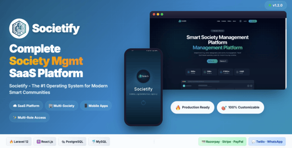 Societify SaaS - The #1 Operating System for Modern Smart Communities Societify SaaS - The #1 Operating System for Modern Smart Communities