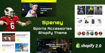 Speney - Sports & Fitness Store Shopify 2.0 Responsive Theme