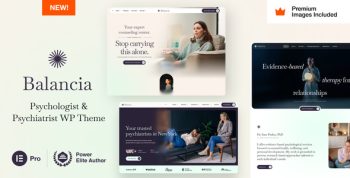 Balancia - Psychology Counseling & Psychiatrist WordPress Theme