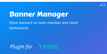 Banner Manager for RISE CRM