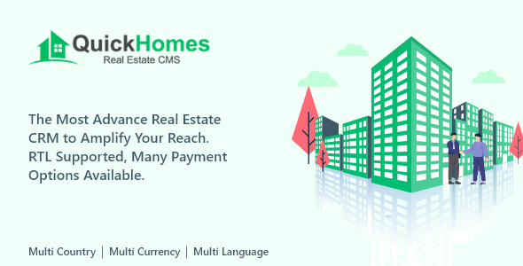 QuickHomes - Real Estate Agency Portal Multilingual QuickHomes - Real Estate Agency Portal Multilingual