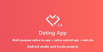 Dating App - web version, iOS and Android apps