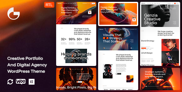 Genzia – Creative Portfolio And Digital Agency WordPress Theme Genzia – Creative Portfolio And Digital Agency WordPress Theme