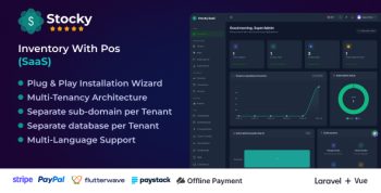 Stocky SaaS – POS & Inventory Management | ERP, HRM, WooCommerce & Online Store
