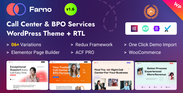 Farno - Call Center & BPO Services Elementor WordPress Theme Farno - Call Center & BPO Services Elementor WordPress Theme