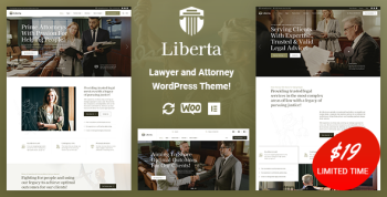 Liberta - Lawyer and Attorney WordPress Theme