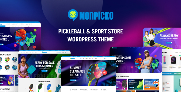 Monpicko - Pickleball Sport Store WordPress Theme Monpicko - Pickleball Sport Store WordPress Theme