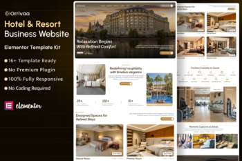 Orrivaa – Hotel & Resort Business Elementor Template Kit