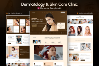 Velinae – Dermatology & Skin Care Elementor Template Kit
