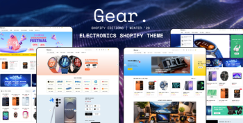 Gear - Electronics & Gadgets Shopify Theme