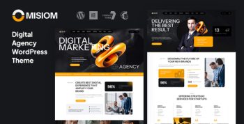 Misiom - Digital Agency Services WordPress Theme
