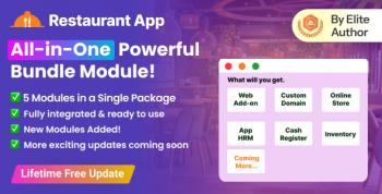 Restaurant App all-on one Bundle Module