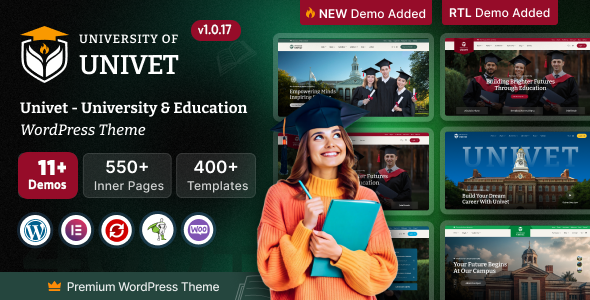 Univet – University Education WordPress Theme Univet – University Education WordPress Theme